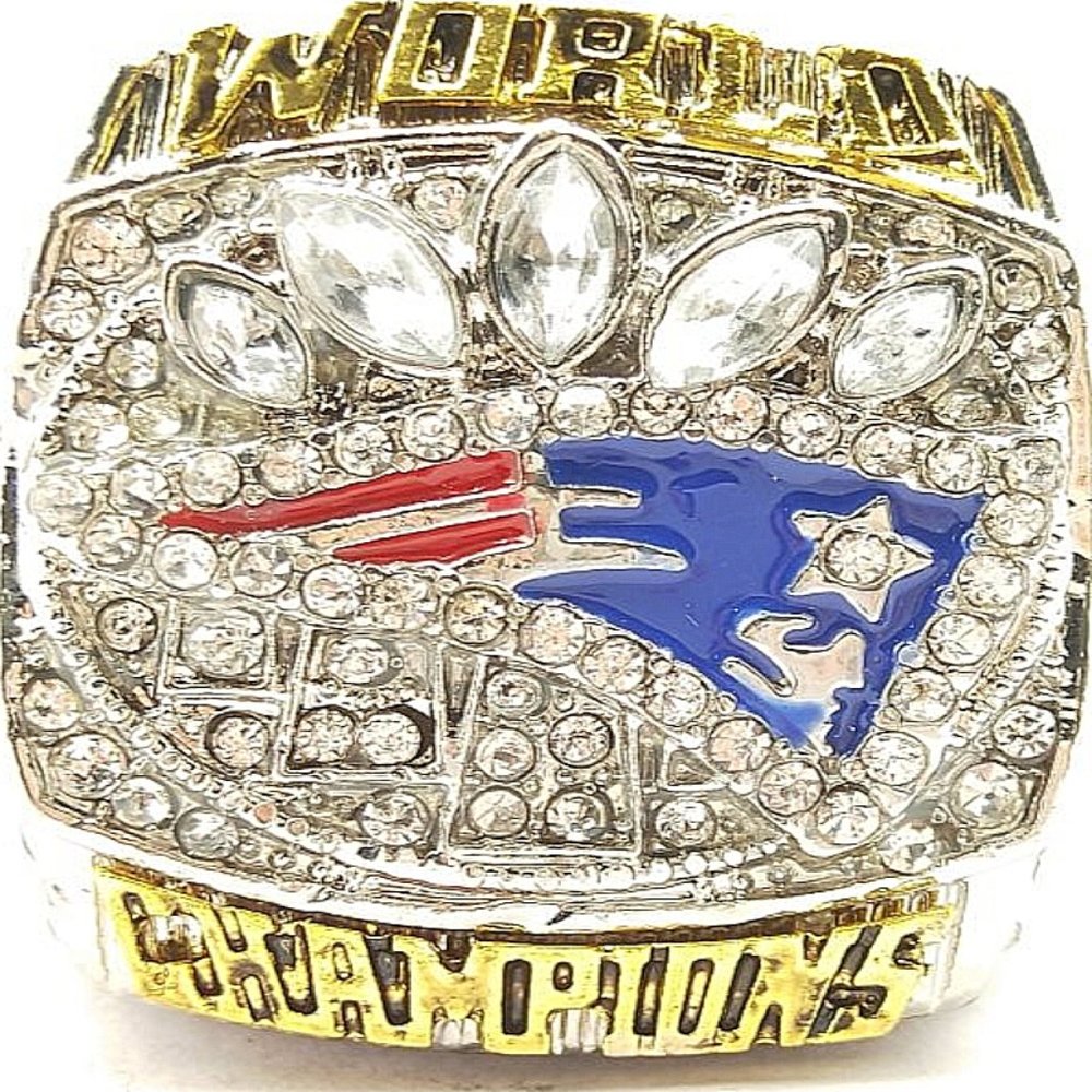 USA New England Patriots 2016 Brady Silver Ring